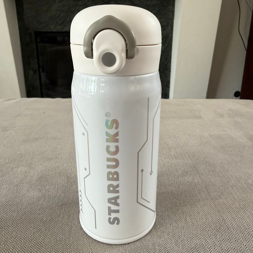 Starbucks China 2021 Astronaut Bear Thermos 12 oz 350mL Insulated Bottle